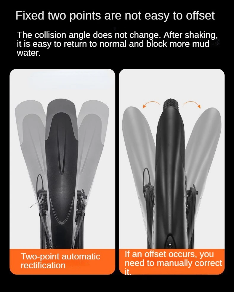 Description Picture 6 of itemBicycle Fenders Mountain Bike Mudguard 26-29Inch Front Rear Tire Wheel MTB Bike Guard Fender Quick Release Protector Mud Guards