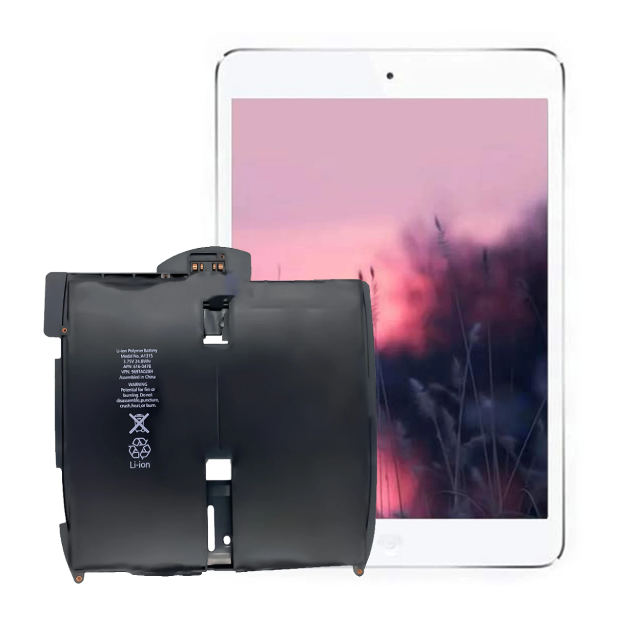 Battery pad1 For Apple iPad 1 iPad1 A1315 A1219 A1337 616-0448 616-0478 969TA028H High Capacity Tablet Batteries Bateria