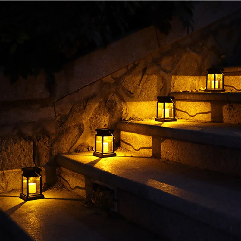 

Solar Palace Lantern Lawn Camping Garden Decoration Landscape Courtyard Solar Power Candle Light Star Lights Outdoor Waterproof