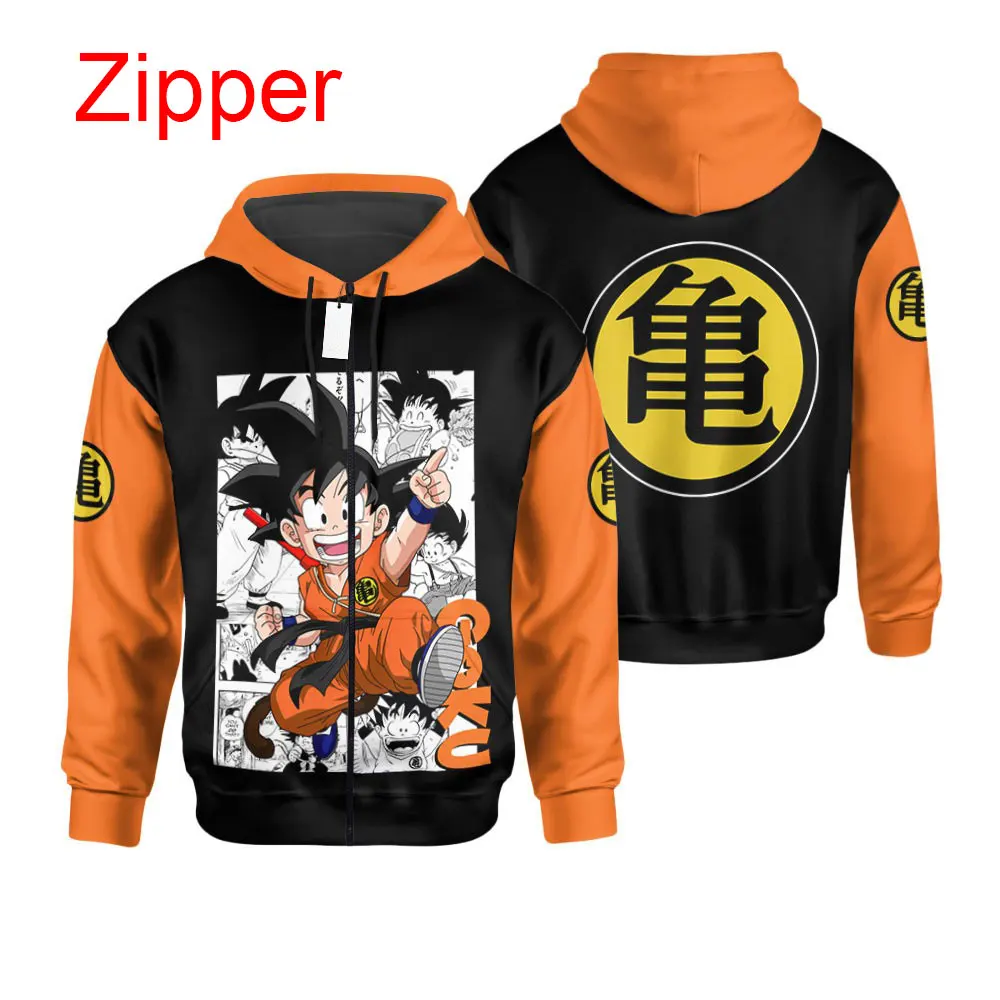 

Детская толстовка с капюшоном Goku, Черная Толстовка большого размера в стиле аниме для мужчин и женщин, 2024