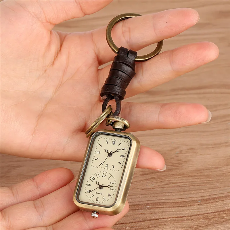 HALUKAKAH Zakhorloge voor heren met ketting, kwarts