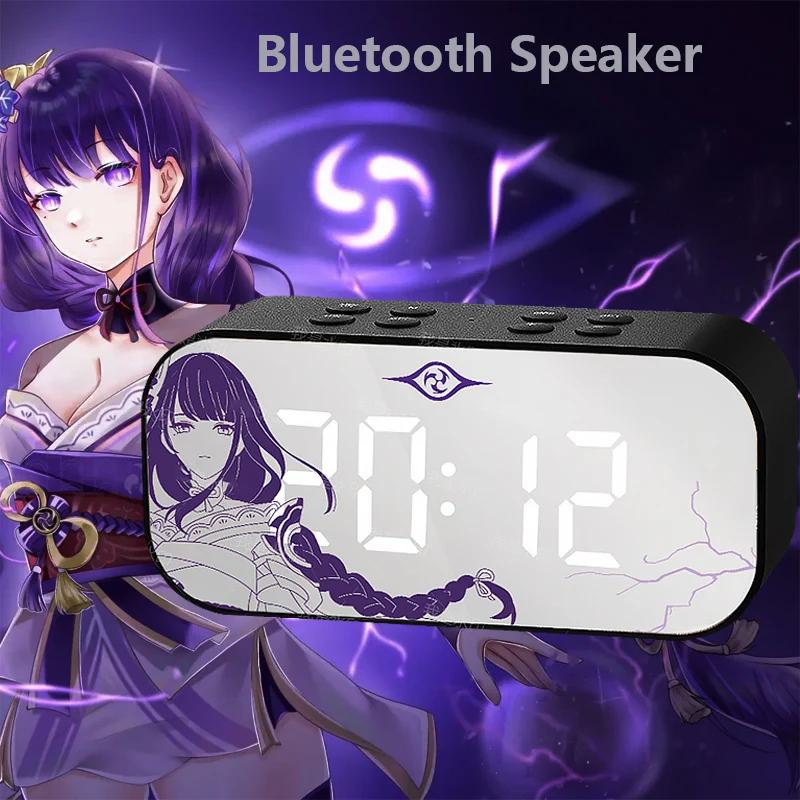 Anime Bluetooth Speaker Anime Music Cd Clock Speaker Audio Alarm