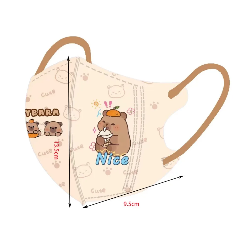 Hot Sale Cartoon Children's Mask Dustproof Disposable Sunshade Mask Anti Pollen Face Veil Children 3-12 Years Old