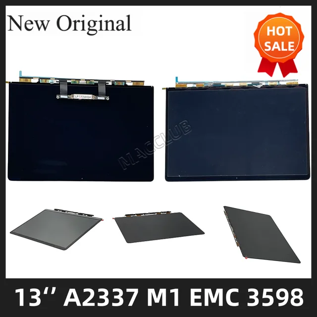 맥북 에어 레티나 LCD 화면 디스플레이, A2337 LCD, 13.3 인치 M1 A2337 EMC 3598 MGN63 MGN73
