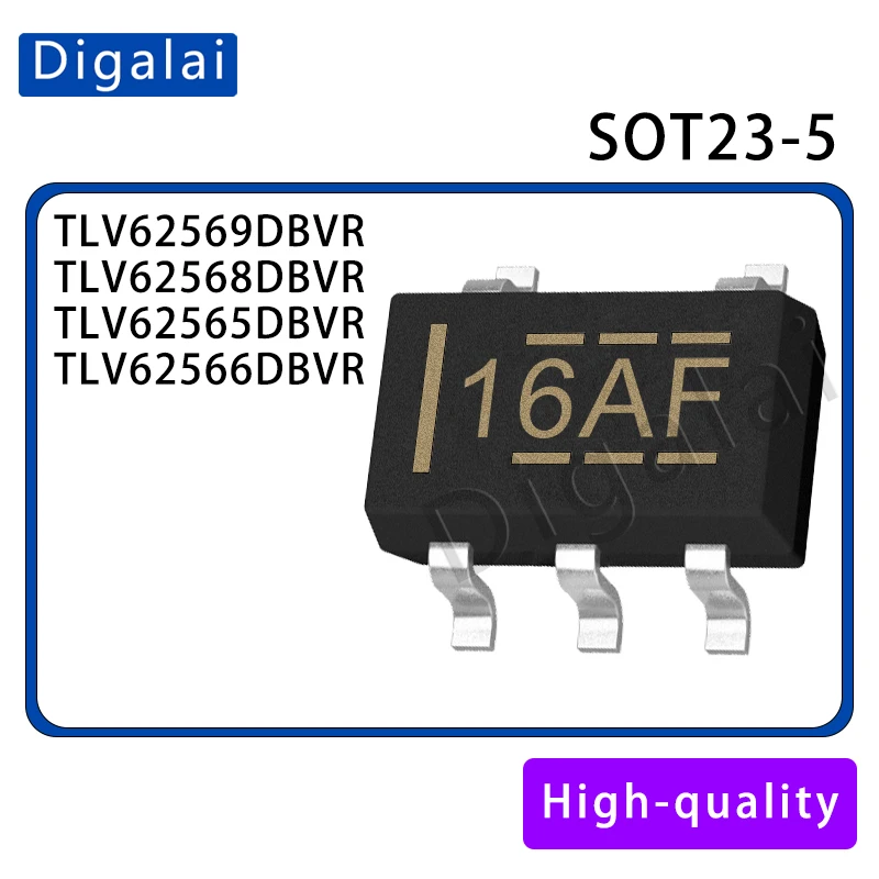 Großhandel TLV62565/62566/62568/62569DBVR Sync Buck Converter SOT-23-5 2,5-5,5 Vin 0,6-2A Out High Eff 95% Industrie -40 ~ 125 ° C