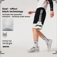 LI-NING BADFIVE short de compétition de basket-ball pour hommes à sec bas de sport respirant et confortable AAPV021 3