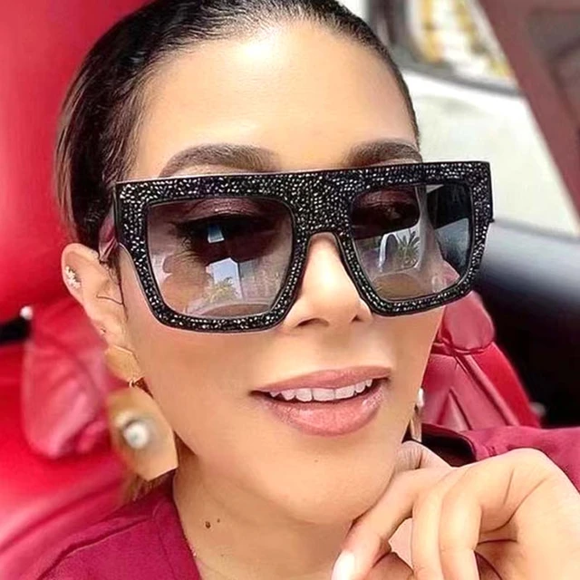 NEW Women Sunglasses Oversized Retro Vintage Fashion Eyewear Large Square  Shades 