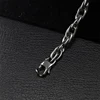 7MM Pure Titanium Twist Chain Bracelet Skin Friendly Braid Rope Bracelets for Men & Women 18 CM 2