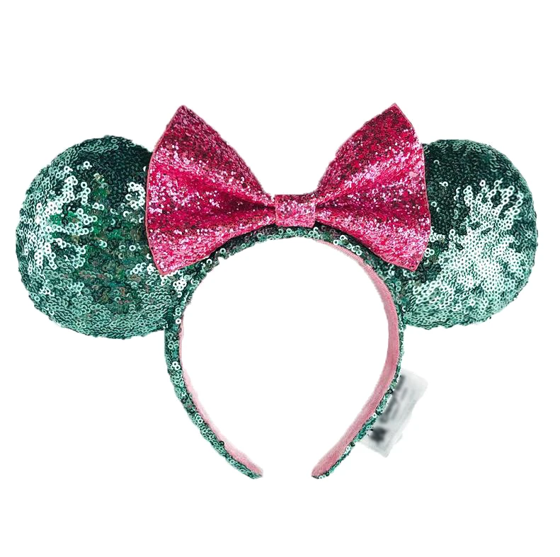 best Baby Accessories Disney Mickey Mouse Headband Transparent Plush Ball ears Headband Cartoon Minnie Ears Birthday Party Decoration(Free Shipping) custom baby accessories Baby Accessories