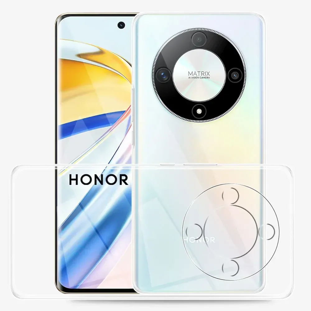 Clear Silicone Soft Case - Enhanced Protective Back Cover for Honor Magic 6 Lite 5G