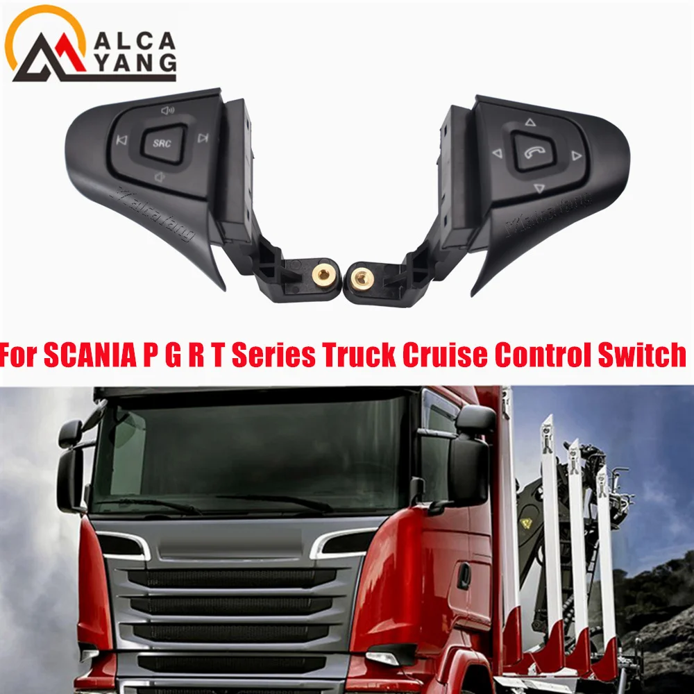 

Переключатель круиз-контроля для грузовика SCANIA P G R T Series, кнопка рулевого колеса для управления скоростью, меню автокруиз