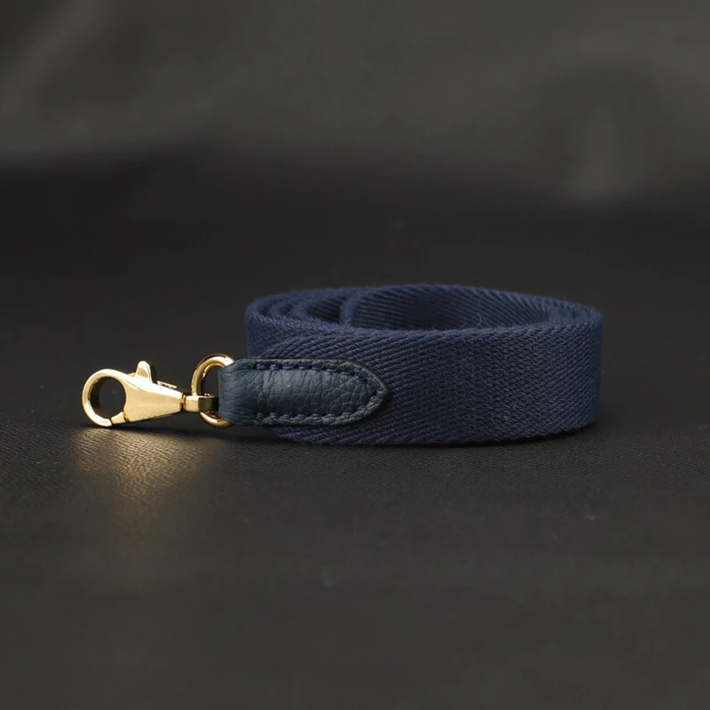 

25mm Wide Blue Nuit Canvas Crossbody strap for Evelyne TPM bag and other Brand bag,Blue Nuit Canvas bag strap