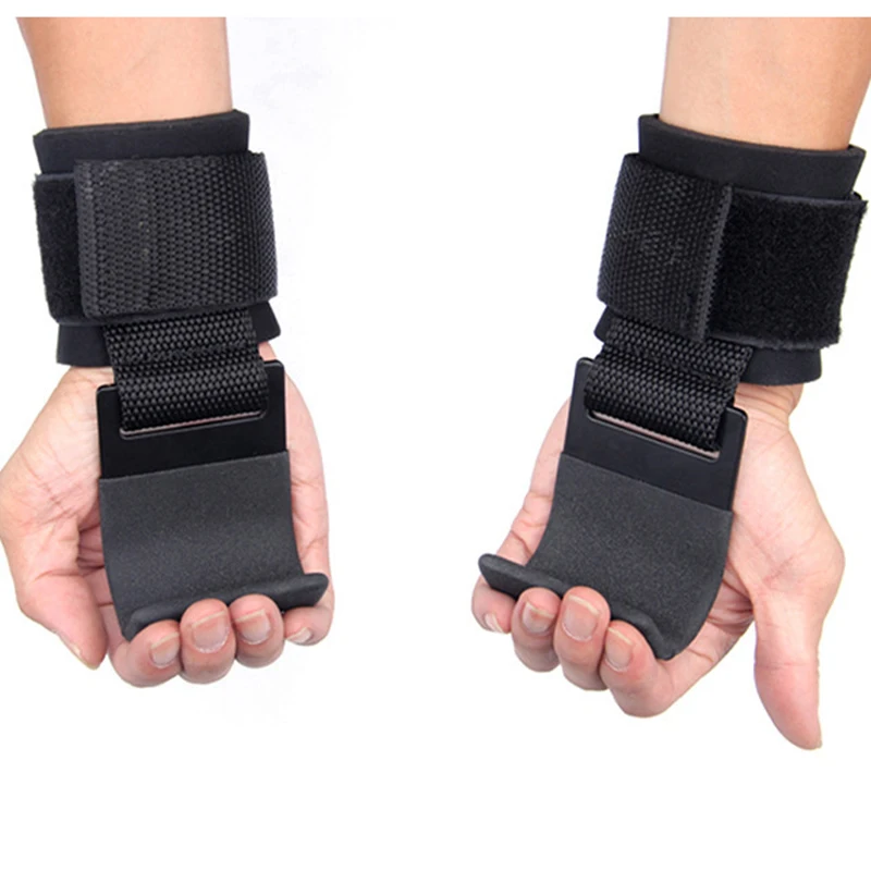 Ganci Per Sollevamento Pesi Cinghie Da Polso Con Barra A Mano Gancio Per Fitness Da Palestra Cinghie Per Pesi Pull-Up Guanti Per Sollevamento Pesi Per