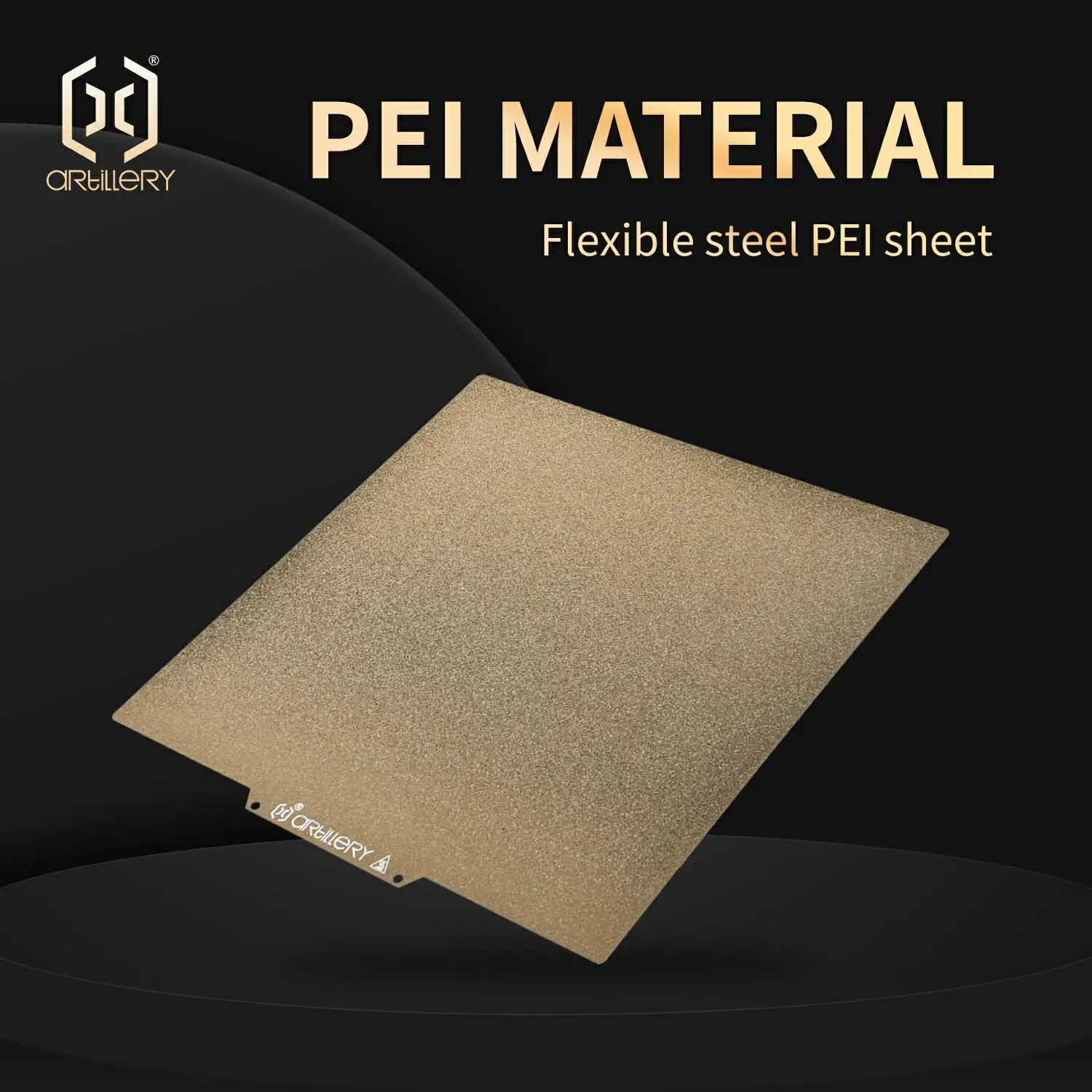 Cama de Calor de Chapa de Aço de Pei de Peças de Impressora Artillery3d para Sidewinder Sw-x1 e Gênio e Sidewinderx2 e Gênio Pro Base Cama de Calor