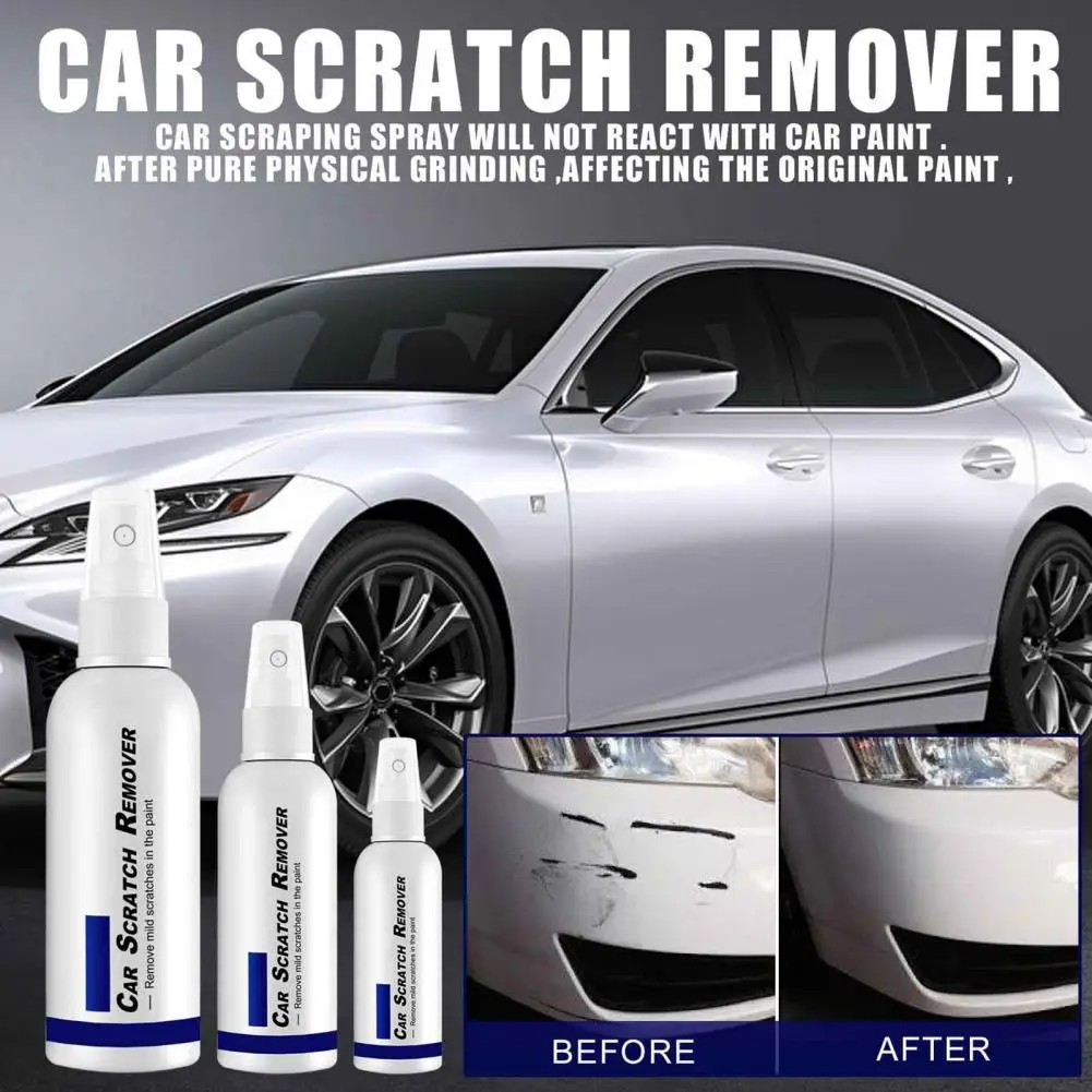 Long-lasting Scratch Cream Eco-friendly Car Scratch Repair Spray with Fast Acting Coating Easy-to-use Remover for Quick