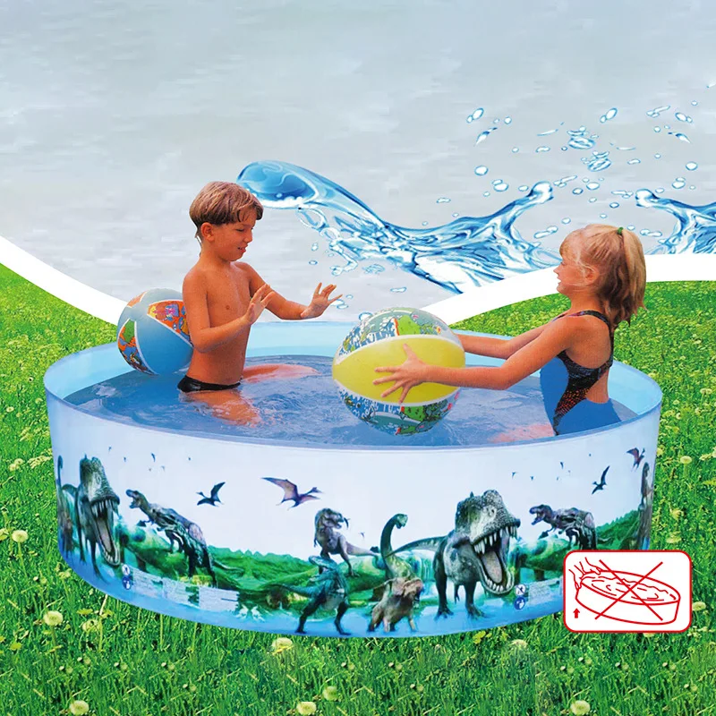 

Foldable kiddie pool collapsible hard plastic dog bathtub portable PVC indoor and outdoor pet pool non-slip pet wading pool