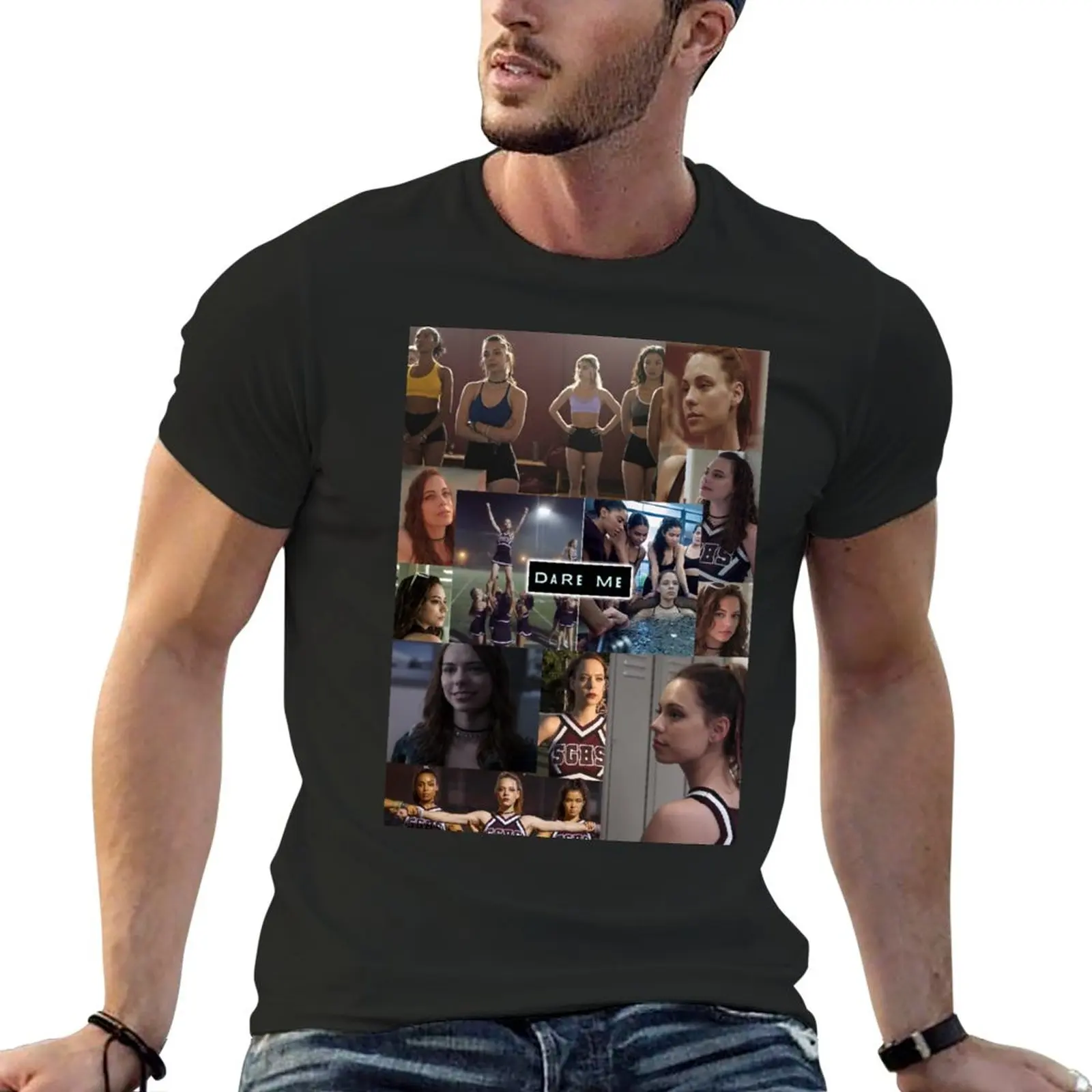 

Dare Me Beth collage T-Shirt boys animal print shirt oversizeds new edition heavyweights mens t shirts