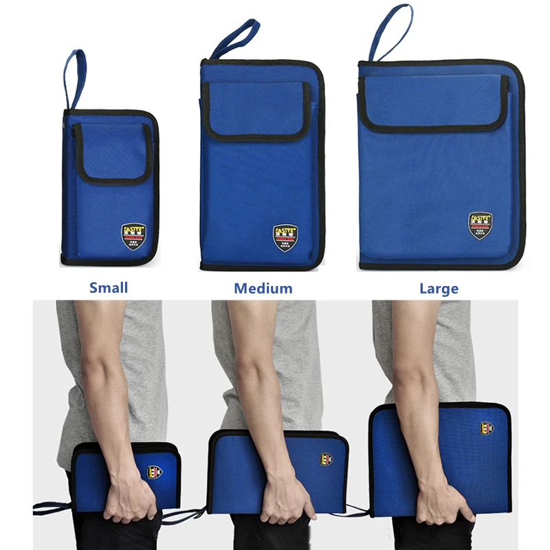 

Portable Tool Bag Oxford Cloth Electrician Tool Bag Pliers Wrench Multimeter Storage Bag Outdoor Maintenance Waterproof Tool Kit