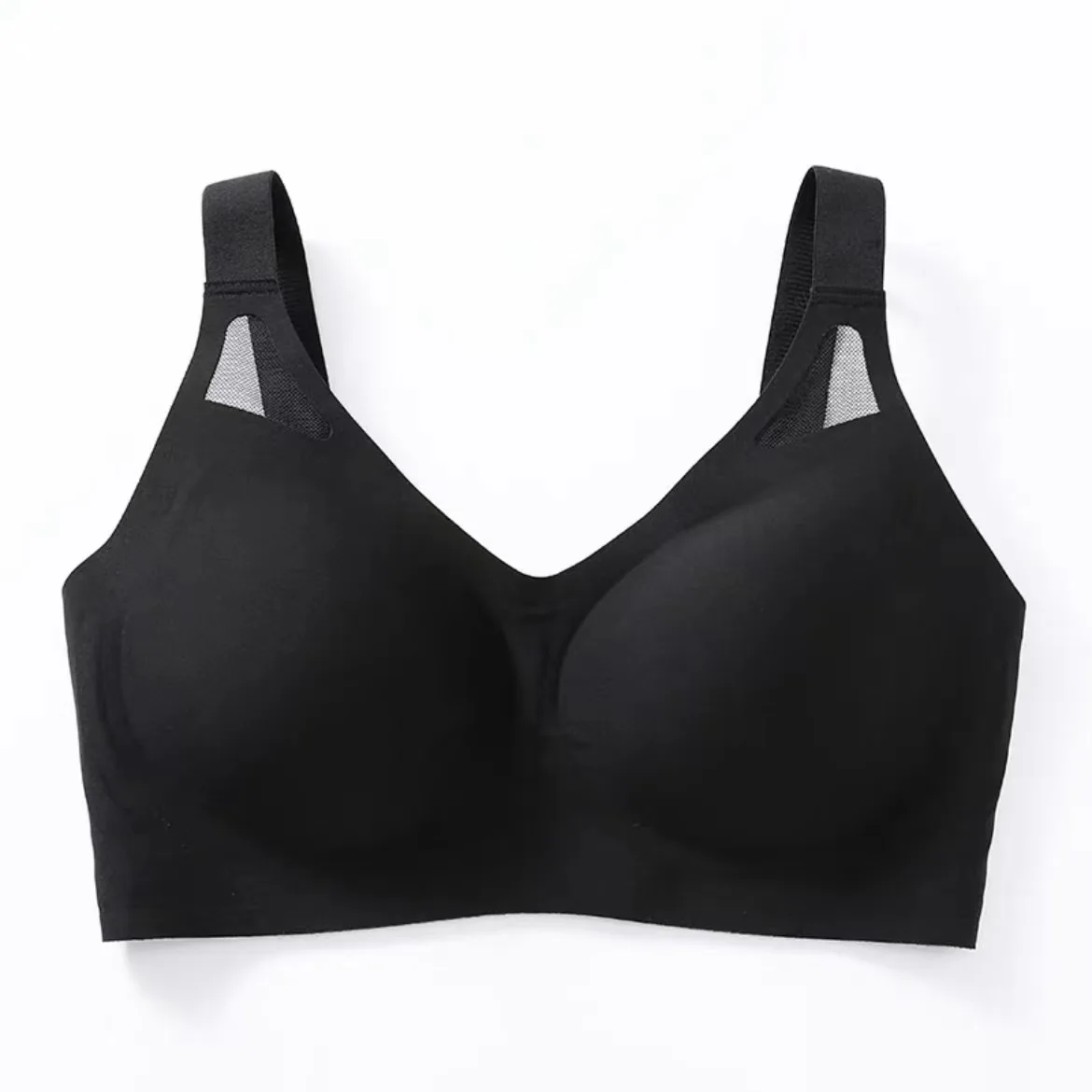 

Anna Cooling Racerback Vest Good Bra Plus size lingerie jelly hollowed out push up seamless U bra