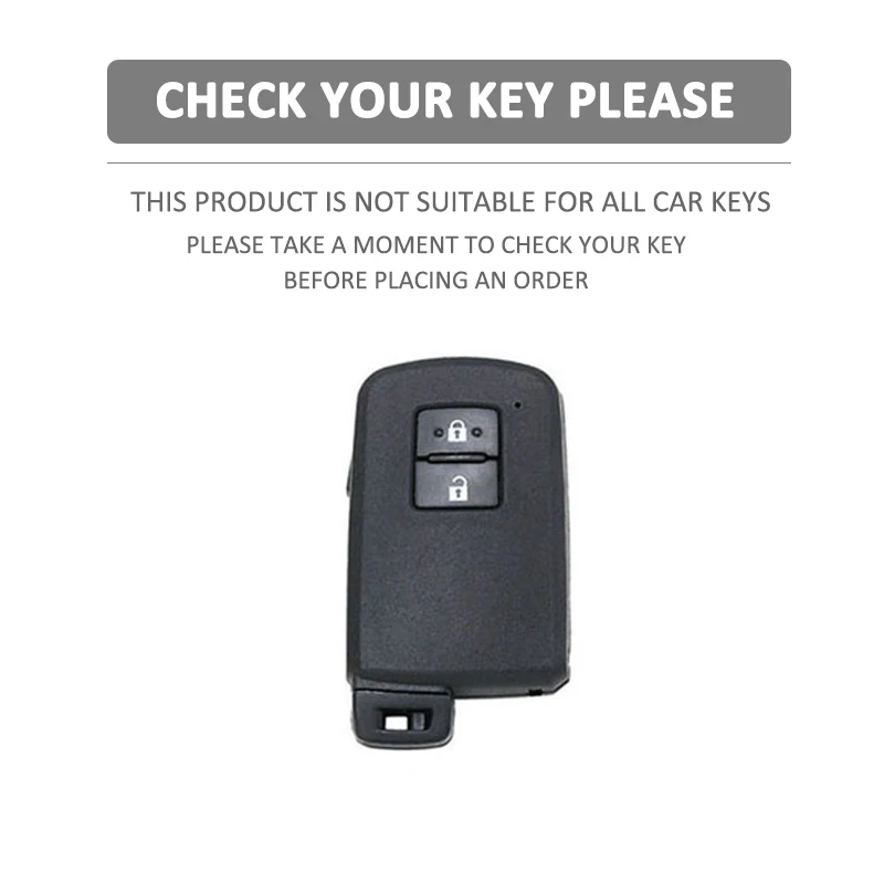 Silicone Rubber Car Key Cover Case Bag Holder Shell for Toyota Camry RAV4 Yaris Avalon Auris 2 Buttons Smart Car Key key case key case cover car key shell remote control case cover