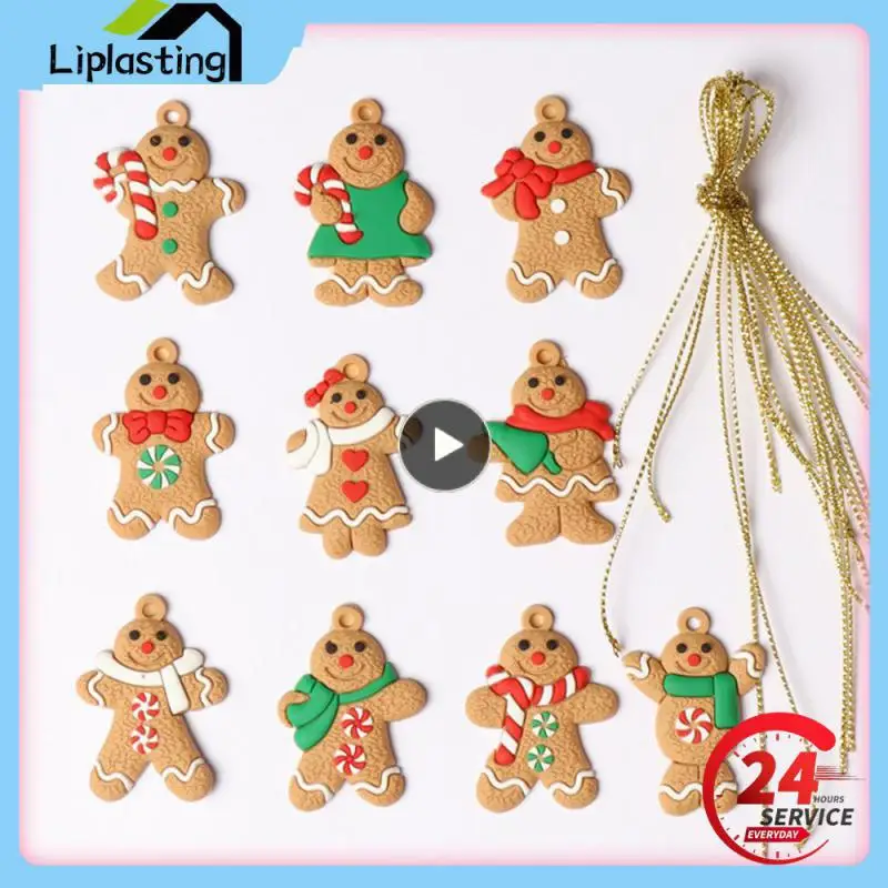 

Hanging Decorations Personalize Your Decorations Holiday Gift Box Hanging Decoration Lovely Unique Gingerbread Man Ornaments