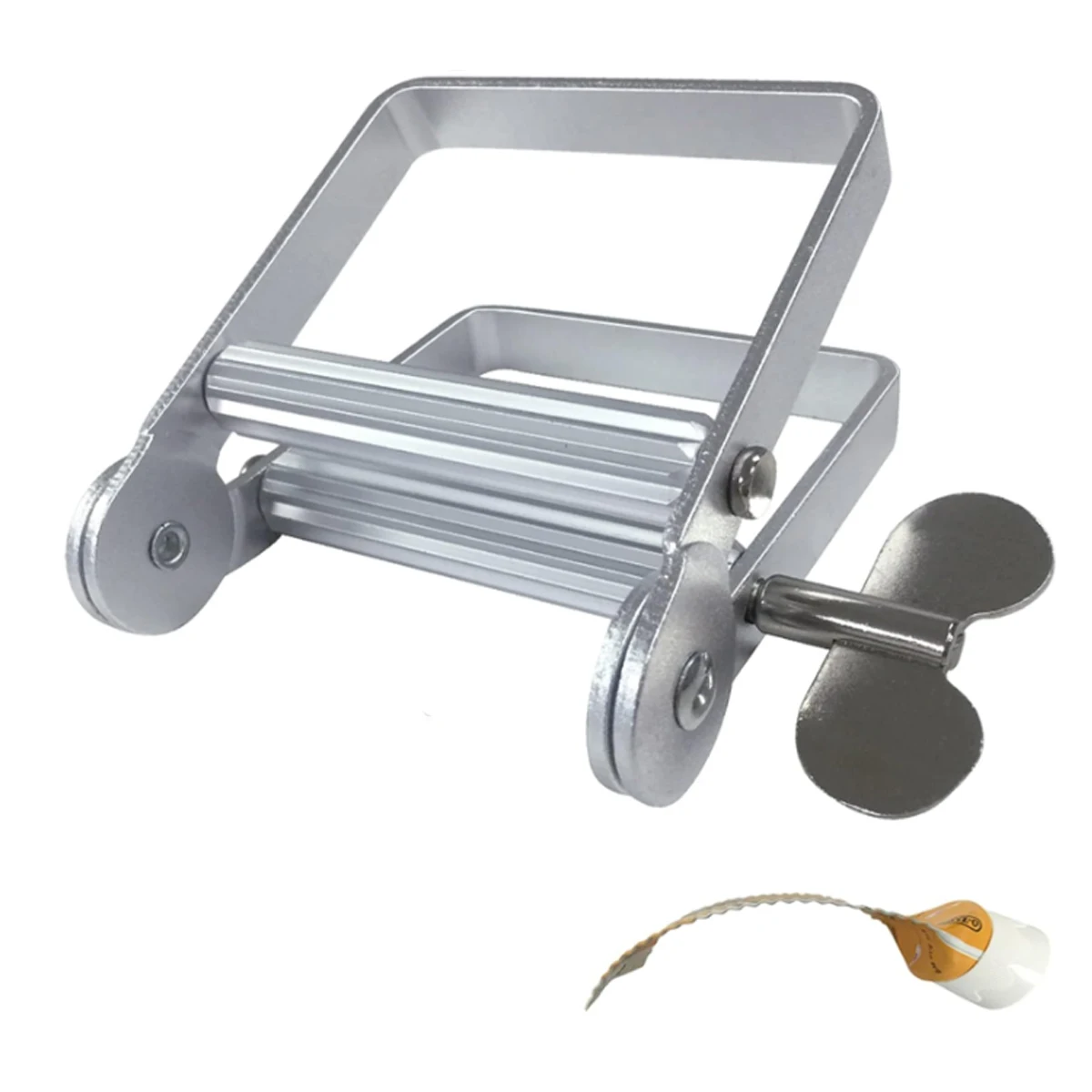 Metal Toothpaste Tube Squeezer - Large Multifunctional Tube Wringer Roller Dispenser for Hair Color Dye, Paint Tubes, H