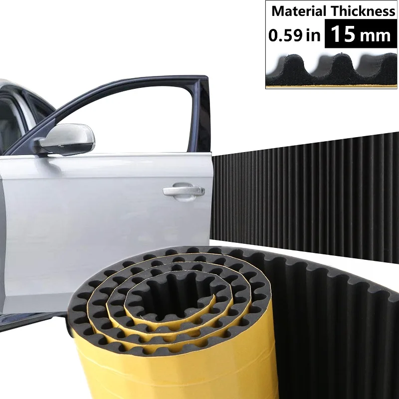 15mm Thicken Rubber Garage Car Parkingprotection Garage Wall Protector Foam  Buffer Guard Door Bumper Protect Garage 200*20cm - Styling Mouldings -  AliExpress