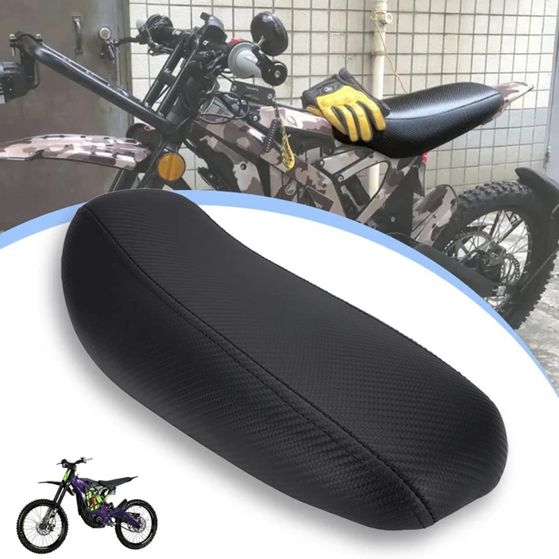 

Motorcycle Rear Seat Pad Widen And Heightened Cushion Pad For Surron Sur Ron Light Bee X/S Electric Dirt Bike Carbon Fiber