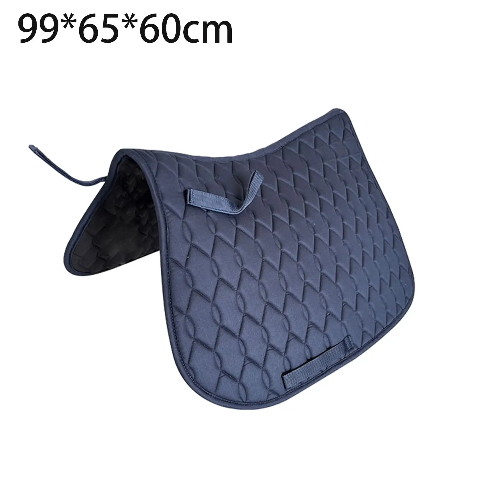 Horse Saddle Pad Comfortable Dressage Pad Soft Riding Jumping Show Saddle Pad Protective Thickening Horse Riding Seats Saver Pad