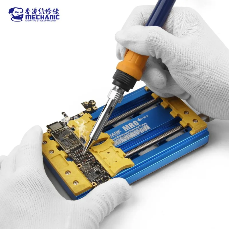 

MECHANIC MR6 PRO Biaxial Linkage Mainboard Repair Universal PCB Holder Double Bearing Fixture Motherboard Maintenance Holder