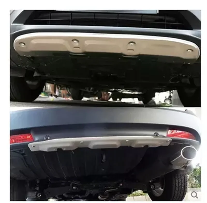 

for Honda CRV CR-V 2012 2013 2014 Car Styling High quality Aluminum alloy Front Rear Bumper Skid Protector Guard 2pcs