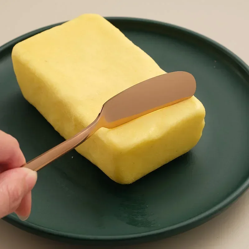 304 Stainless Steel Butter Knife Kitchen Cheese Knife Dessert Tools Jam Spreader Utensil Cutlery Kichen Cheese Tool