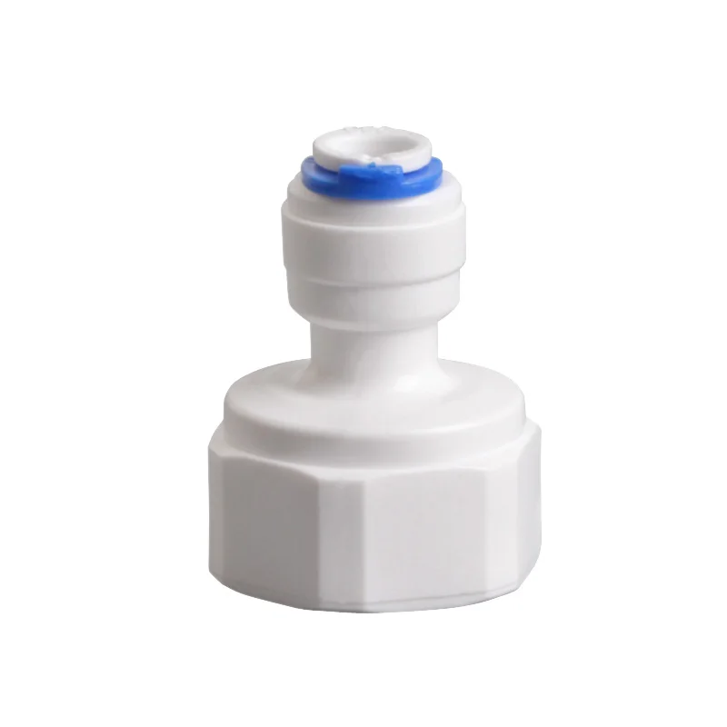RO Water System Equal Straight 1/4" 3/8" Hose Connection Coupling Reducing Plastic Quick Pipe Fitting Reverse Osmosis Connector