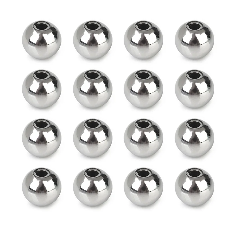 Rose Gold & Black Stainless Steel Beads