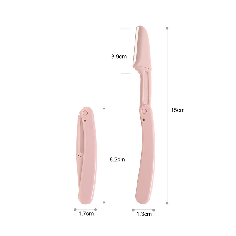 Eyebrow Trimmer Hair Remover Facial Razor Blades Shaver Sharp Portable Set Makeup Tool Kit 1/2/3/6/9Pcs 5