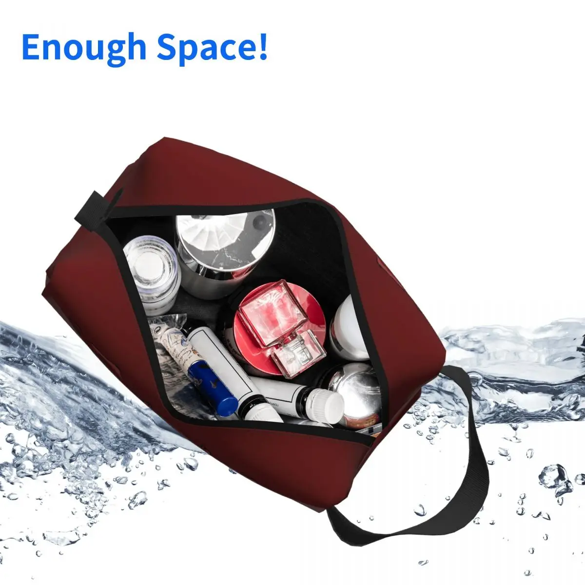 Custom Tasmanian Devil Travel Cosmetic Bag Women Taz Cartoon Anime Toiletry Makeup Organizer Ladies Beauty Storage Dopp Kit 5
