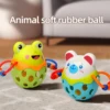 Cartoon animal soft glue pothole player grab ball hand ring tone toy 1