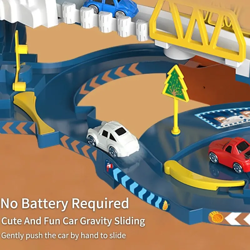 Car Race Track Elevador Toy para Menino, Brinquedo Espacial