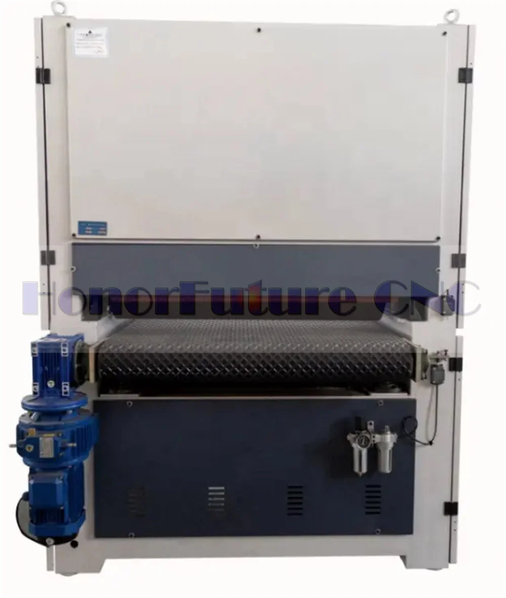 Industrial Heavy Duty Mdf Solid Wood Board Door Woodworking Drum Wide Belt Sander Machine 5