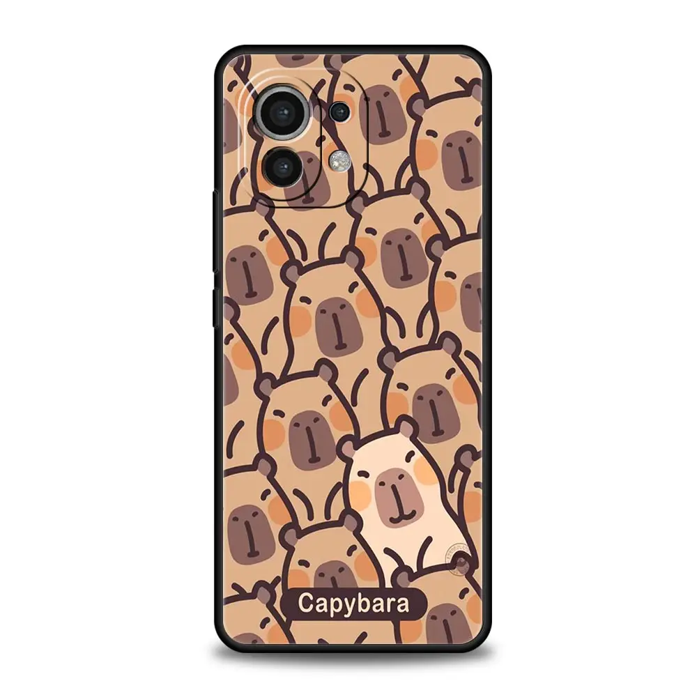 Capybara Couple Cartoon Soft Phone Case Cover