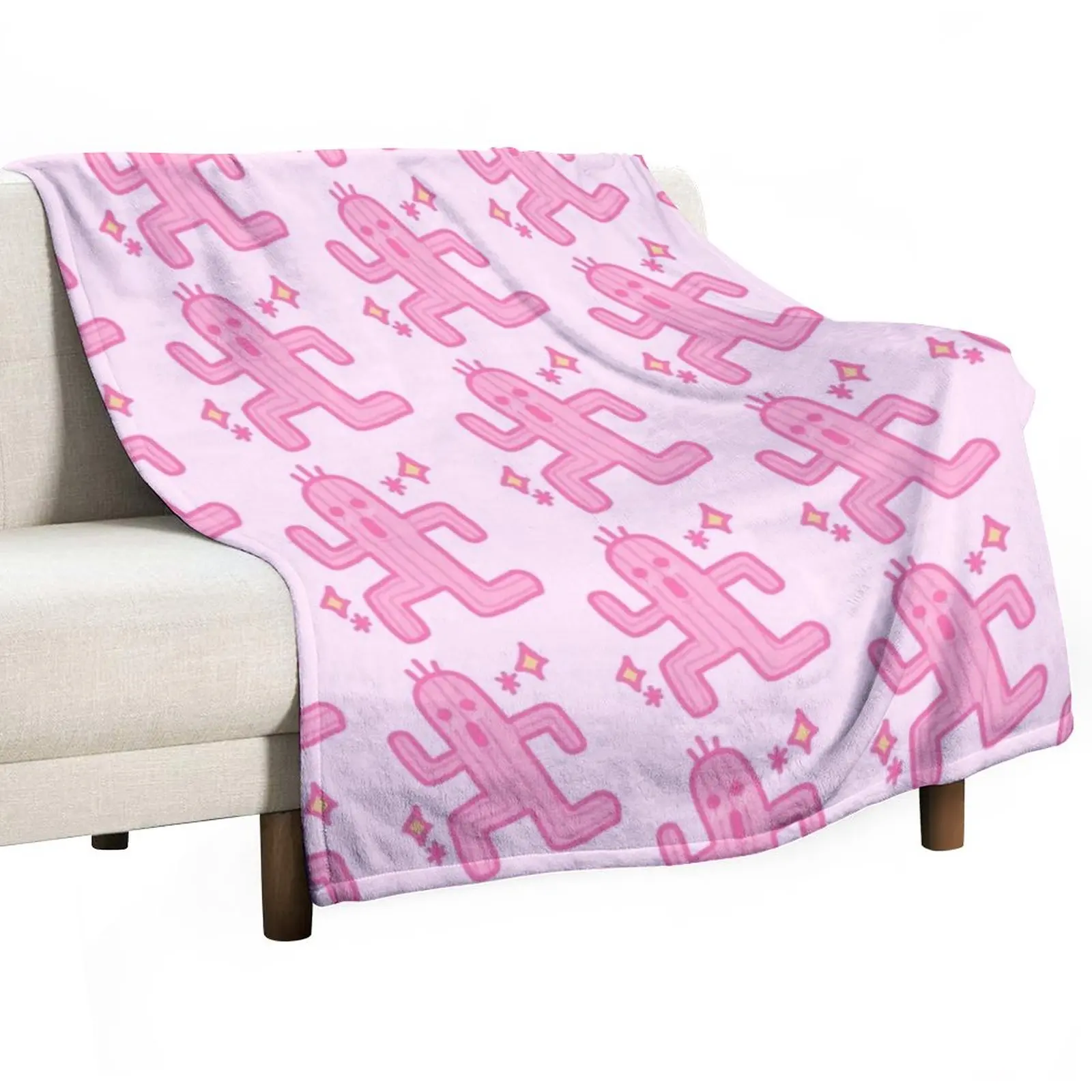 

Kawaii Cactuar Throw Blanket Shaggy christmas gifts Blankets