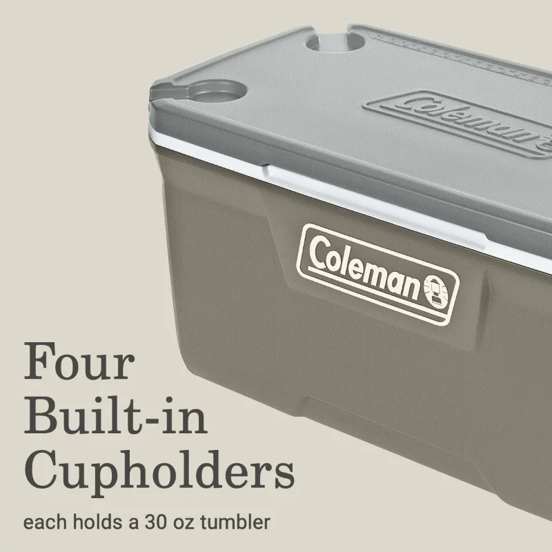 Coleman 316 Serie 120qt harter Brust kühler, silberne Asche Camping Kühlbox  Eis kasten Kühler Kühlbox Eisbox