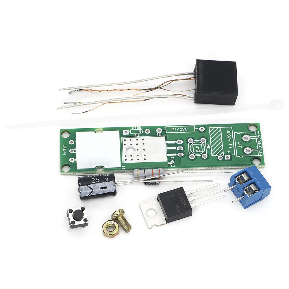 

DC3-5V High Voltage Generator DIY Kit Arc Igniter Lighter Kit Self-assembling DIY Electronic Production Suite