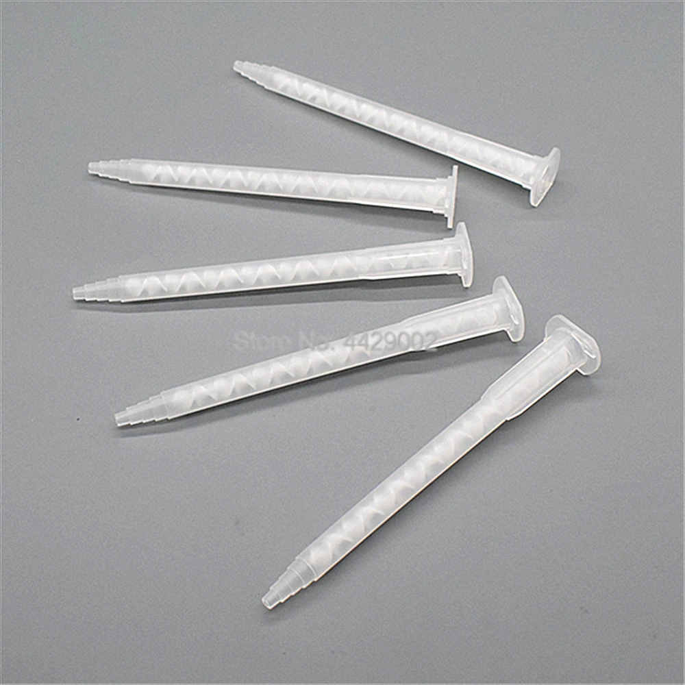 5000 Stück AB-Klebstoff-Mischdüsen, Kunststoff-Epoxidharz-Mischdüsen, Strukturklebstoff-Mischrohre, 103mm Statische Mischdüsen – Detail 2