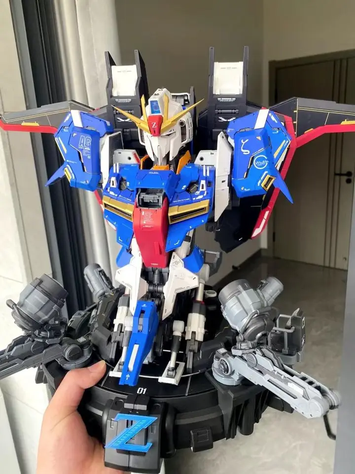 Yihui Model 1/35 Msn-06S Shinanju Msz-006 Zeta Bust Led