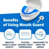 Anti Snore Mouth Guard Silicone Mouthpiece Stop Snoring Bruxism Sleeping Aid Apnea Guard Teeth Snoring Device Stop Snore Oral 2