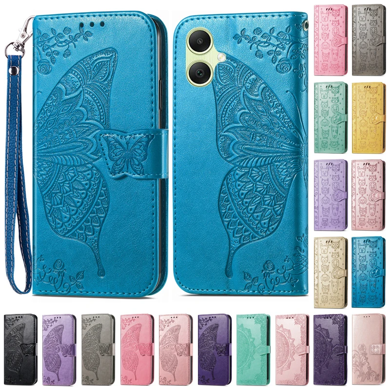 For Samsung A05 Case Samsung Galaxy A05 A05S Case Luxury Leather Flip Wallet Cae For A05s Magnet Book Phone Bag
