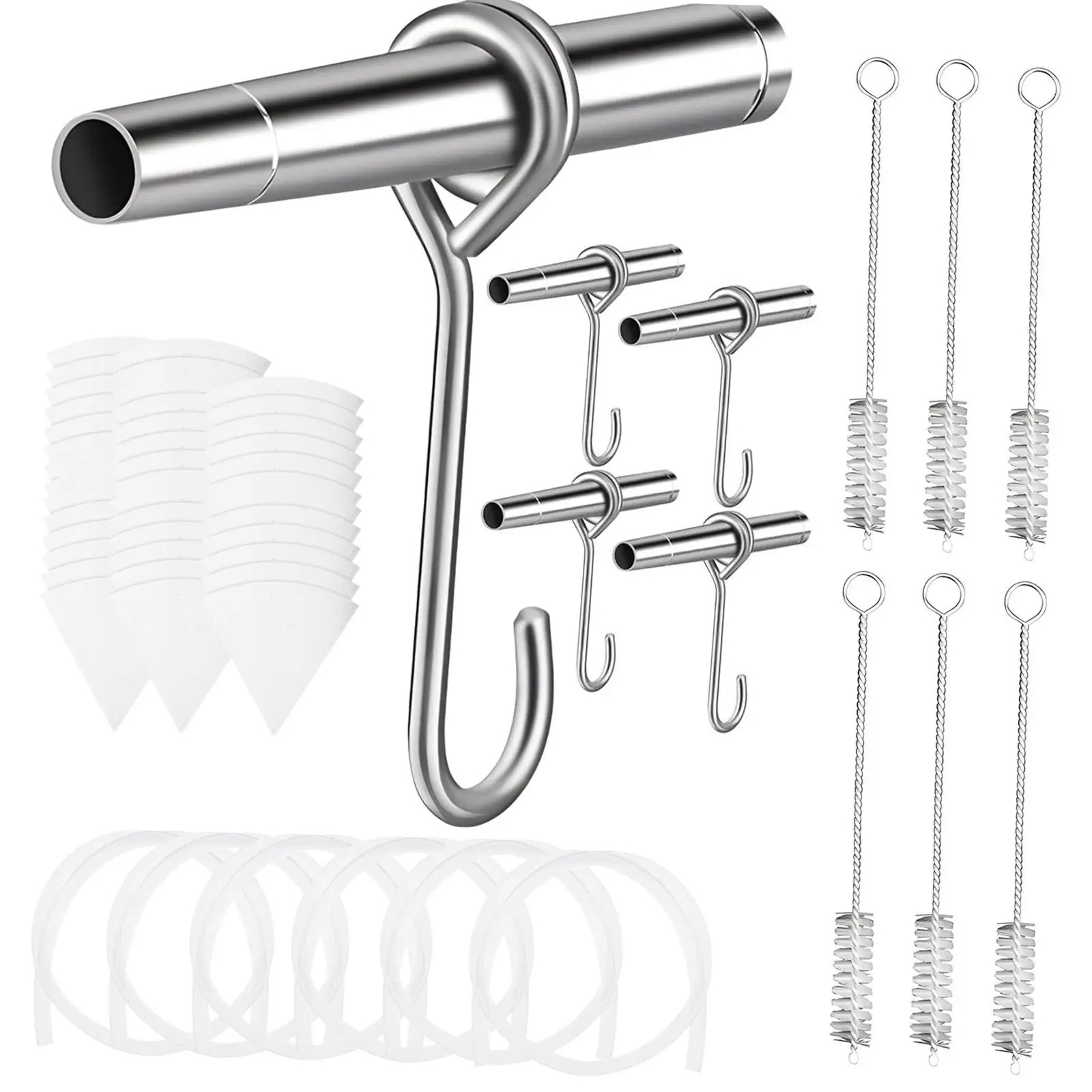 6Pcs Maple Tree Syrup Tapping Kit Simple Installation Food Grade Material Lightweight for Personal Use Brush and Filter Papers