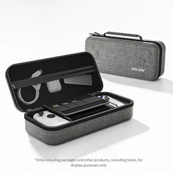 Aolion EVA Hard Carrying Case Bag for Handheld Game Console with Inner Partition Storage (Grey)
