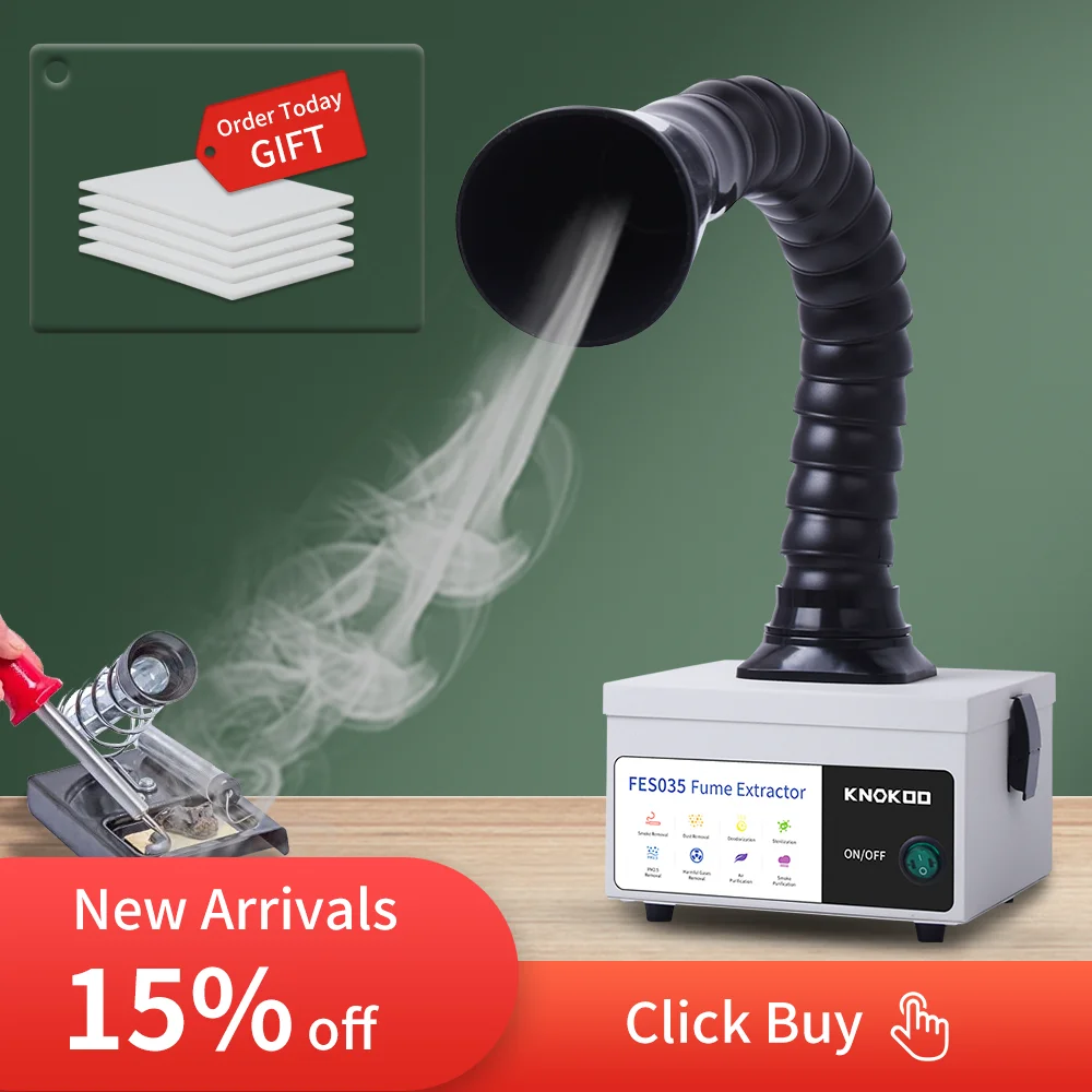 110V220VMiniFumeExtractorEfficientPurificationSmokingFume